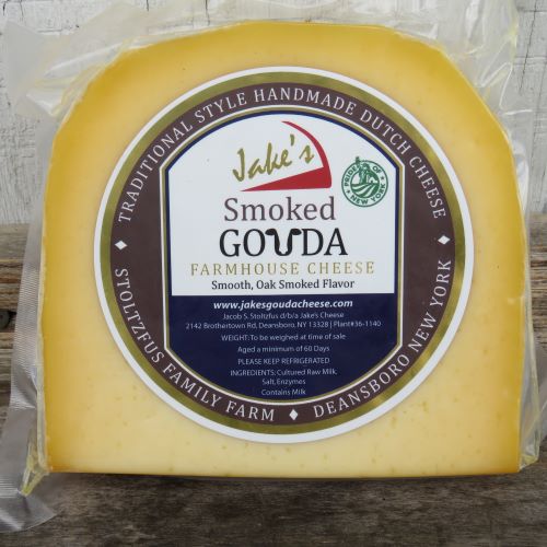 Cheese, Gouda Smoked 8 oz JAKE'S GOUDA