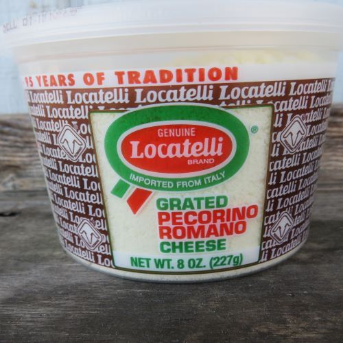 Cheese, Pecorino Romano Locatelli Grated 8 oz